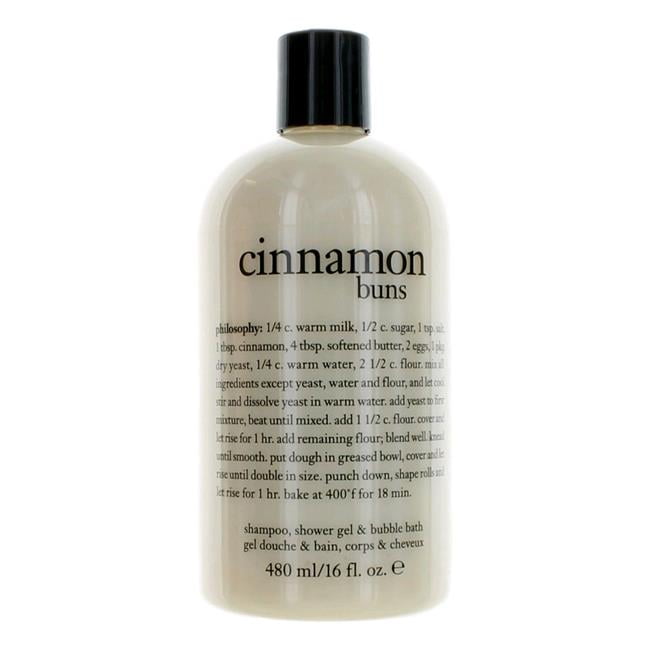 Philosophy 16 oz Cinnamon Buns Shampoo, Shower Gel & Bubble Bath for