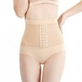 thumbnail image 3 of Bigersell Womens Boyshorts Underwear Clearance Period Underwear Women Seamless Panty Style P-1217 Polyester Cheeky Panties Thongs Briefs High Waist Women's Bikini Panties Beige M, 3 of 7