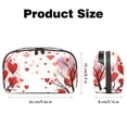 thumbnail image 5 of Valentine's Day Travel Organizer, Cable Organizer, Charging Cord Organizer, Charger Storage Organizer - Waterproof Oxford Cloth Electronic Digital Product Storage Case, 5.9x9.44x3.14 in., 5 of 6