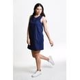 thumbnail image 2 of Vestido detalle bordado calado Roman Fashion Juvenil 2043 Azul marino, 2 of 5