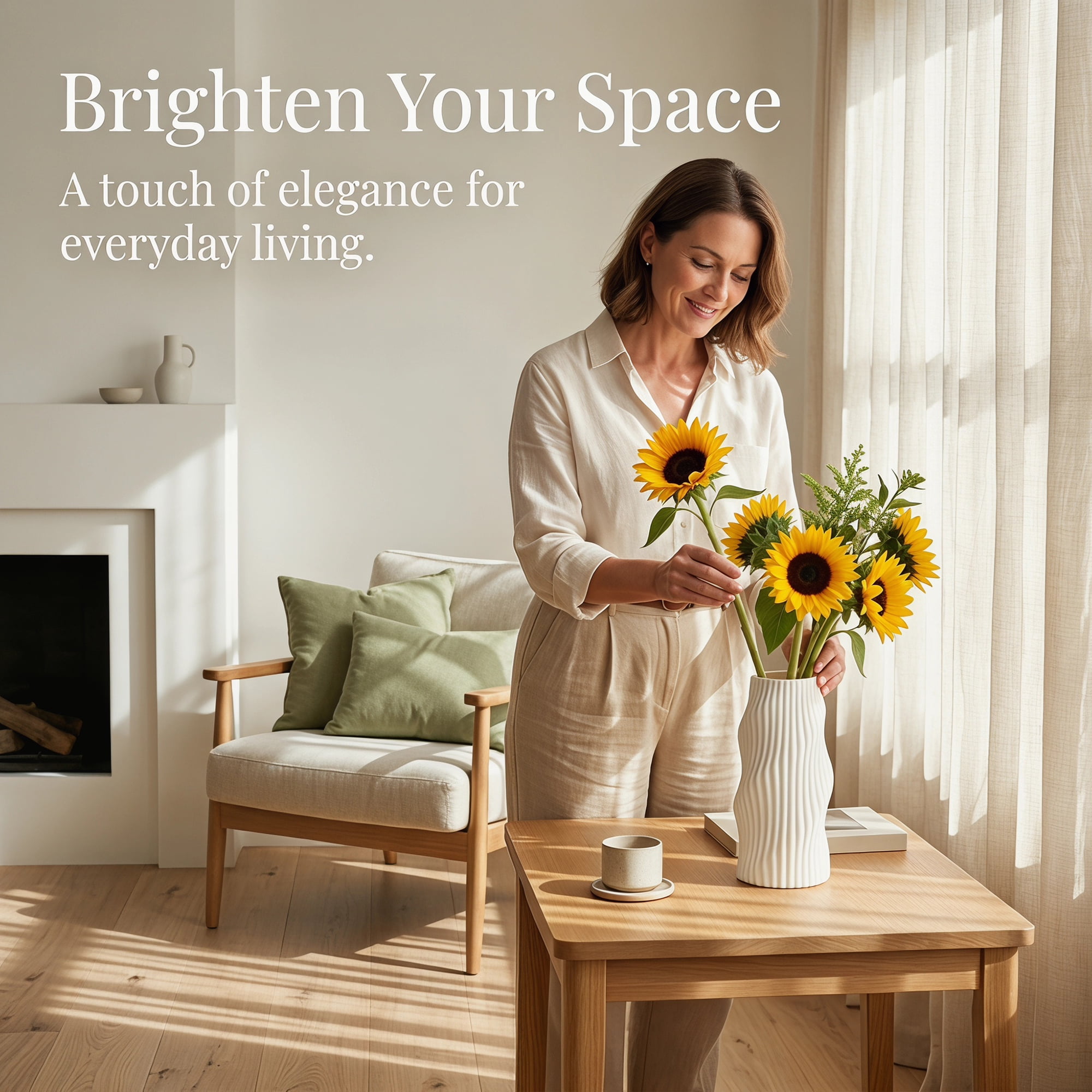 Unique Bargains Unbreakable Plastic Geometric Flower Vase for Modern Home Decor White 3.6"L x 3.6"W x 8.1"H