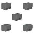 thumbnail image 2 of maskred Stylish and Secure Card Deck Storage Holder Organizer with Magnetic Closure TCG Display Gray 5Set, 2 of 6