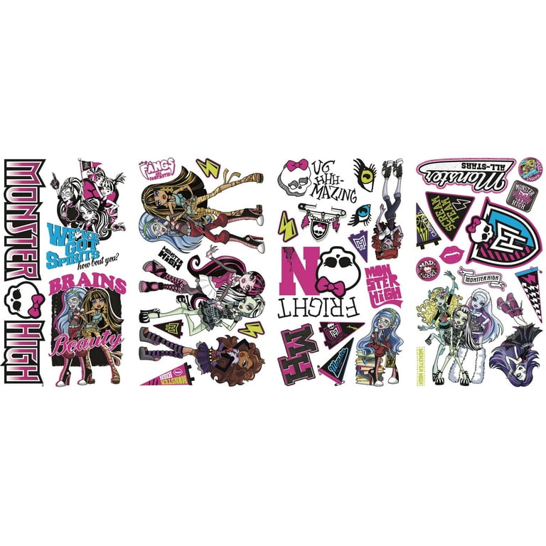 Monster High モンスターハイ ウォールステッカー モンスターハイ ステッカー 50枚セット PVC 防水 Monster Highの