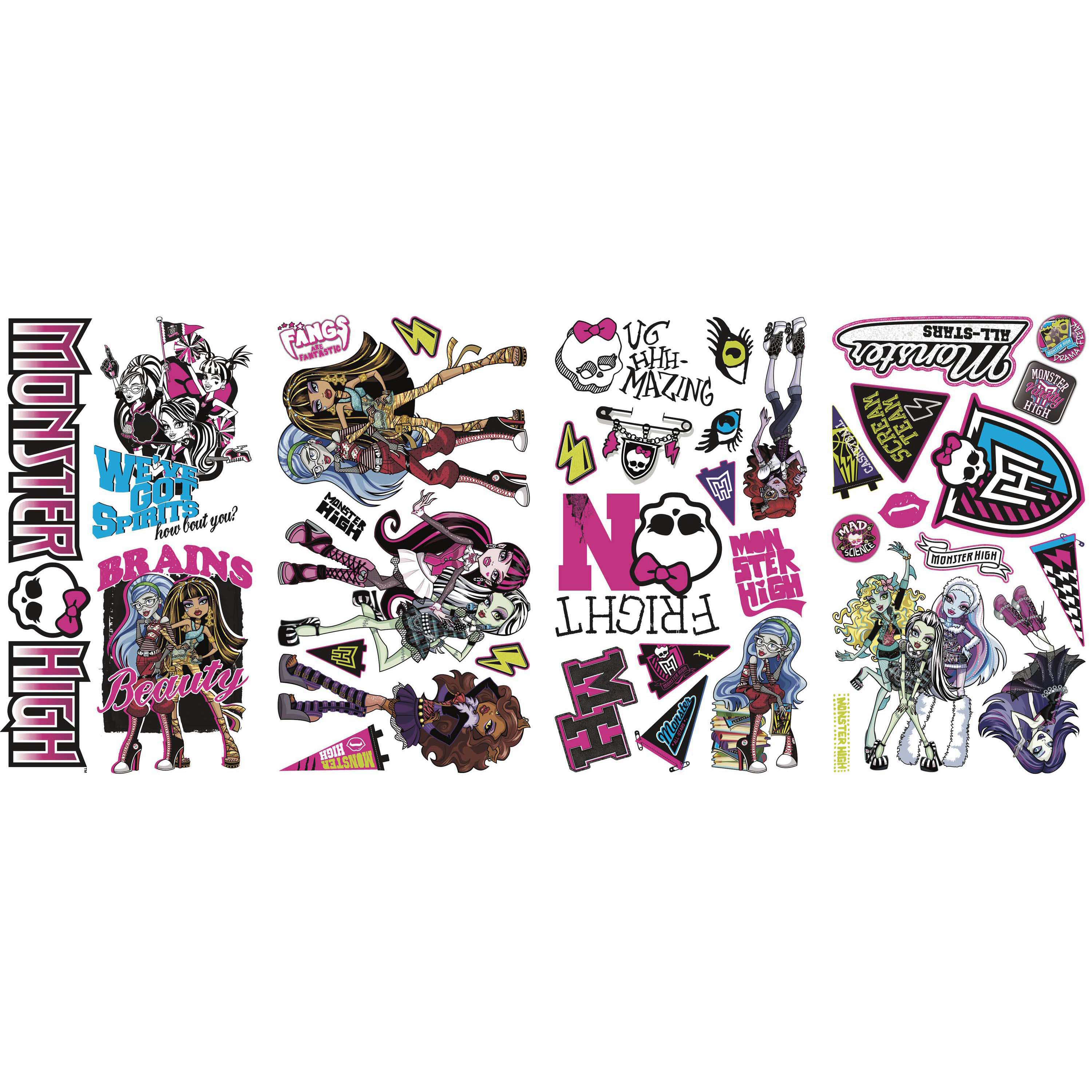 Monster High Peel &amp; Stick Wall Decals - image 2 of 2