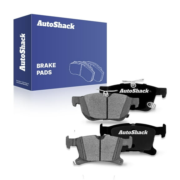 AutoShack Rear Ceramic Brake Pad Set for Chrysler, Pacifica 2017-2024 Voyager 2020-2024 Grand Caravan 2022-2024, FWD AWD V6 3.6L