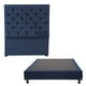 thumbnail image 1 of Box Base Cama Individual + Cabecera Capri Azul Marino Dicasa  Capri Bless, 1 of 8