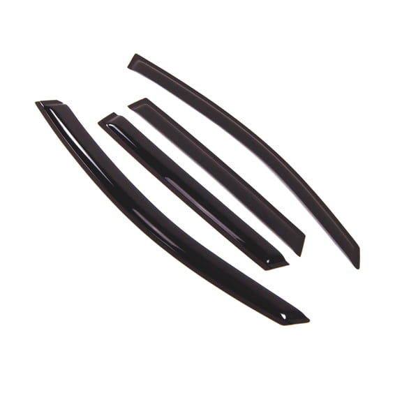 TuningPros Outside Mount Window Visor Deflector Smoke Tinted 4 Pcs Set For 2000-2007 Ford Focus Wagon