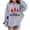 01-Gray, variant on Atogsazn Kids Girls Christmas Hoodies Casual Oversized Fleece Long Sleeve Pullover Sweatshirt Fall Winter Tops Clothes 03-Gray 13-14 Years Fashion