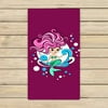 PKQWTM Beautiful little mermaid Microfiber Bath Towels Bathroom Body Shower Towel Size 16x28 Inches