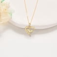 thumbnail image 4 of 14K Solid Gold Mother Pendant Necklace for Women, Mom Jewelry, Mother's Day Gift for Mom Grandmother, 4 of 6