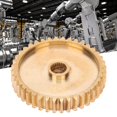 thumbnail image 1 of Spur Gear, Stable Structure 0.8 Mod Gear With Brass Material For Increase The Torsion At The Hub Gear To 2x Replacement For Industrial Robot Parts, 1 of 8
