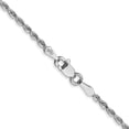 thumbnail image 3 of Solid 10k White Gold 2.1mm Diamond Cut Quadruple Rope Chain - 18", 3 of 8