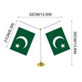 thumbnail image 3 of Danhjin A Banner Pakistan Desktop Decoration Stainless Steel Frame Office Decoration Gardening Tools, 3 of 8