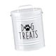 thumbnail image 5 of Contenedor hermético para golosinas de perro, hecho de metal, para perros, galletas, ahorra espacio, Blanco, 5 of 7
