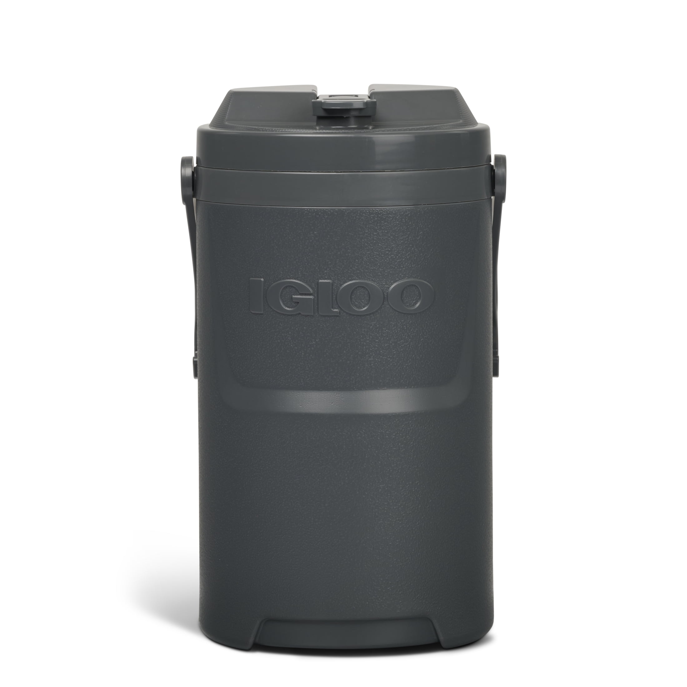 Igloo 1 Gallon Sports Plastic Beverage Jug with Hooks, Monochrome Gray