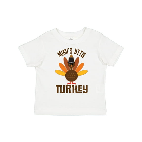 Inktastic Thanksgiving Mimi Little Turkey Boys or Girls Toddler T-Shirt