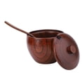 thumbnail image 1 of Wooden Seasoning Jar Set with Lid Kitchen Tool for Coffee Sugar Bowl Salt Pot, 1 of 7