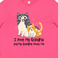 thumbnail image 4 of Inktastic I Love My Grandma Loves Me Cat Youth T-Shirt, 4 of 5