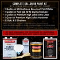 thumbnail image 2 of Classic White Gallon Premium URETHANE BASECOAT CLEARCOAT Car Auto Paint FAST Kit, 2 of 6
