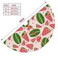 thumbnail image 3 of Rateoe Watermelon Print Christmas Tree Skirt 36" for Xmas Holiday New Year Party Circle Tree Mat Ornaments Decoration, 3 of 7