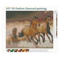 thumbnail image 4 of Kit de pintura de diamante 5D de bricolaje en de taladro completo y pieza premium, relajante y divertido para niños y adultos, kit de herramien , Caballo 30x25cm Baoblaze Pintura de diamantes 5D, 4 of 8