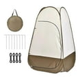 thumbnail image 1 of S SERENABLE Camping Popup Toilet Tent Portable Shower Tent Easy to Open Folding Changing Room Shelter for Outdoor Bathroom Fishing Picnic, 1 of 9