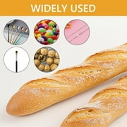 Tripumer 100 Pcs Crystal Clear OPP Baguette Bags Long Bread Loaf Bags for Homemade Bread Bakery