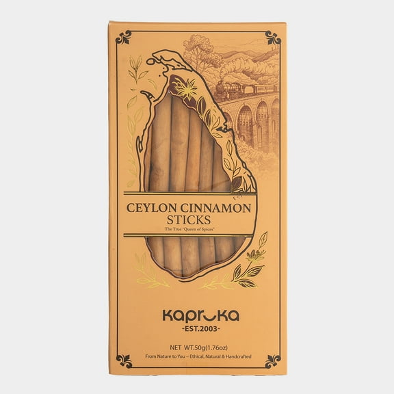 Organic Ceylon Cinnamon Sticks 1.7oz (50g) | Premium Sri Lankan | Gluten-Free, Non-GMO