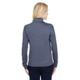 thumbnail image 2 of UltraClub Women's Navigator Heather Performance Full-Zip - NAVY HEATHER - XS, 2 of 3