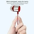 thumbnail image 2 of Decoration In Ear Headphones With Mic 3.5mm Wired Headphones For IOS And Android Smartphones Laptops MP3 Gaming Walkman, 2 of 3