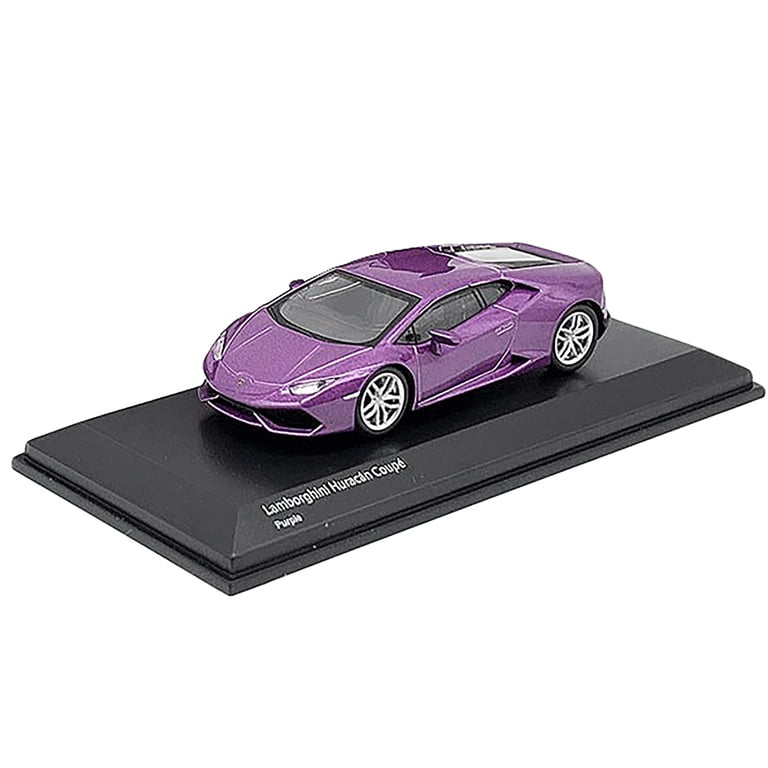Lamborghini Huracan Coupe Purple Metallic 1/64 Diecast Model Car