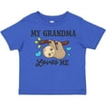 thumbnail image 3 of Inktastic My Grandma Loves Me with Sloth and Hearts Boys or Girls Toddler T-Shirt, 3 of 5