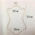 thumbnail image 2 of facefd Forme de Corps Maillots de Bain Cintre pour les Enfants Porte-Robe Unisexe Porte-Manteau, 2 of 9
