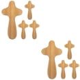 thumbnail image 6 of MLINS 8 pcs  Prayer Wooden Crosses Desktop Small Cross Holding Cross Christian Catholicism Cross, 6 of 8