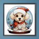 thumbnail image 1 of Pintura de diamante 5D DIY, taladro redondo completo, bola de cristal, Kit de perro, decoración del hogar, 40x40cm Hugtrwg Para estrenar, 1 of 9