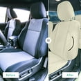 thumbnail image 4 of For 2016-2023 Toyota Tacoma FH Group Custom Fit Neoprene Car Seat Covers Waterproof - Solid Beige Front, 4 of 6