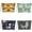 BLUE, variant on 4 Pack Vintage Makeup Bag with Zipper Pouch,Travel Cosmetic Canvas Purse Organizer ,Great Gifts for Women Friends Sister