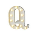 thumbnail image 2 of Homeer Decorative Light Decorative Lamp Digital Number Light Decorative Light - Glowing Plastic LED Marquee Light Up Letter GRAD 2023 Graduation Party Decor, 2 of 7
