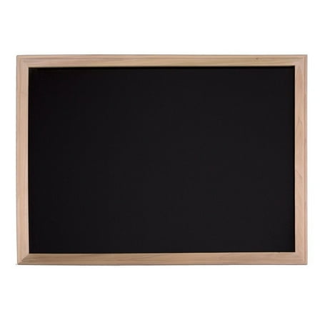 36" X 48" Wood Framed Black Chalkboard For Classroom, Office And Home