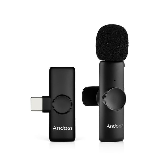 Sistema de micrófono inalámbrico One-Trigger-One Mini 2.4G (1 transmisor + 1