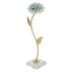 thumbnail image 3 of Adorno de mesa de flores Bling Bling estatua decorativa de metal y vidrio 16x6x6cm, 3 of 12