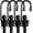 24 inches x 4 pcs, variant on BEXSLE Bungee Cords with Hooks, Heavy Duty Outdoor Elastic Bungee Straps,No Odour Industrial Grade Bungee Rope for Securing Tarps, Luggage, Tents, Bikes or Garden Tidying 24inch 4Pcs (Black)