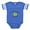 Royal Blue, variant on CafePress - Keeperzgreatgrandpa - Cute Infant Baby Football Bodysuit