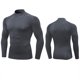 thumbnail image 4 of pstuiky Camisas suaves de manga larga para hombre, Camisa deportiva transpirable de manga larga y cuello redondo para hombre, color liso tops de invierno para hombre xxl, 4 of 5
