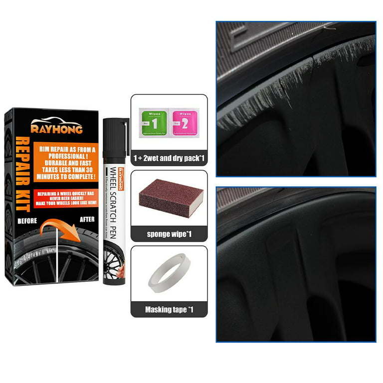 Universal Alloy Wheel Rim Scratch Repair Kit Fit for Car Scratch Fix se< A1l5