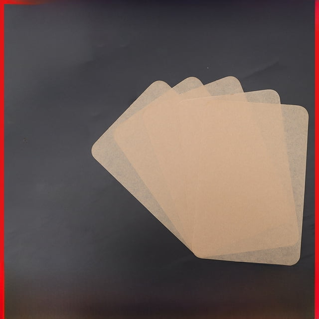 Papel para freidora de aire rectangular, papel desechable antiadherente que absorbe el aceite, almohadilla para freidora de aire, papel de silicona