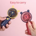 thumbnail image 4 of Visland Handheld Fan Mini Fan Powerful Small Personal Portable Fan USB Rechargeable Fan for Kids Girls Woman Man Home Office Outdoor Travel, 4 of 8