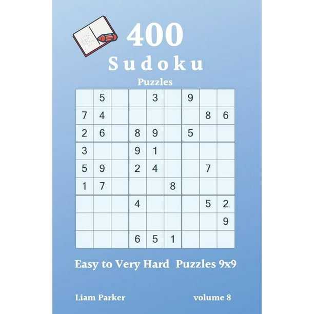 sudoku sudoku 400 easy to very hard puzzles 9x9 vol8 series 8
