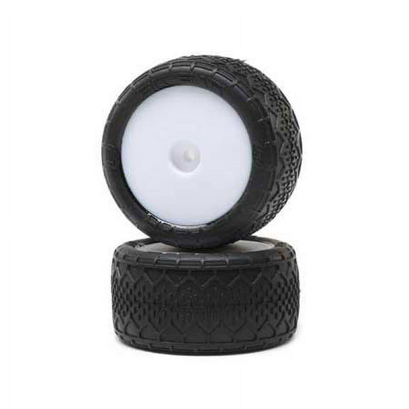 Losi BK Bar RR Mounted White 2 Mini-B LOS41018 RC Tire