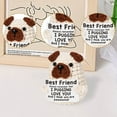 thumbnail image 3 of Muñeco de animal de ganchillo «Pug», hecho a mano, coleccionable, mini peluche divertido, el muñeco perfecto para o sus amigos, 3 of 6